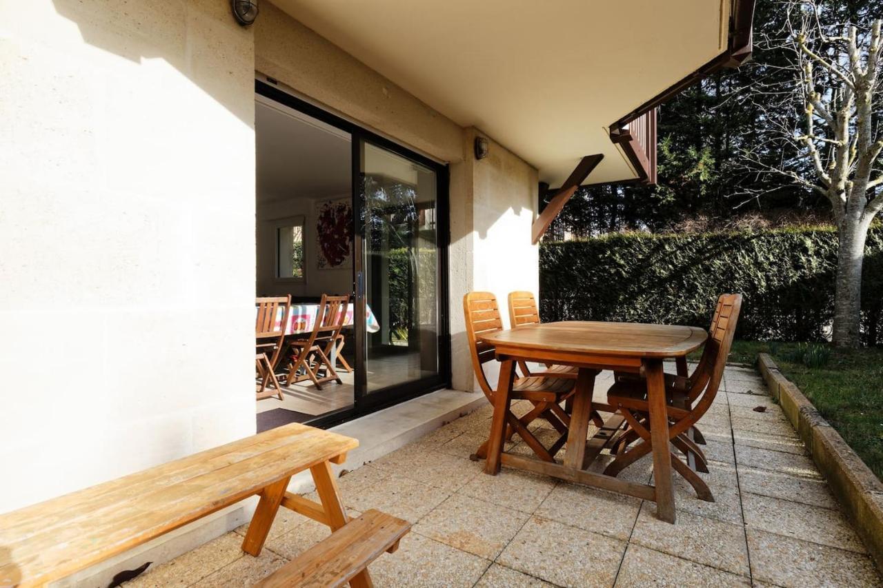 Charmant 3 Pieces Avec Jardin A 5Mn De La Plage دوفييل المظهر الخارجي الصورة